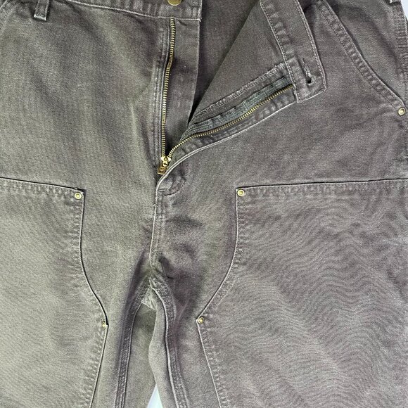 Carhartt Men's 40x30 Original Dungaree Fit Double Knee Duck Pants B136 DKB - Picture 4 of 8